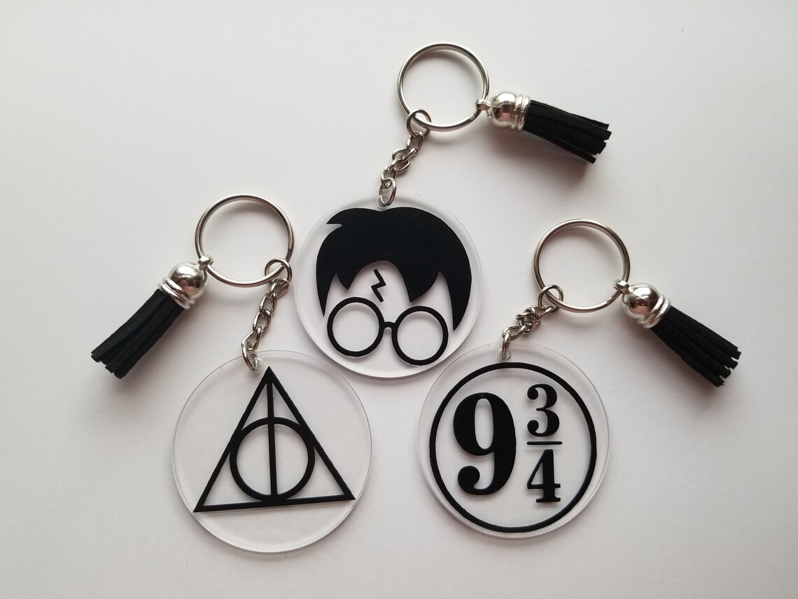Harry Potter keychain acrylic Harry Potter gift Acrylic Etsy