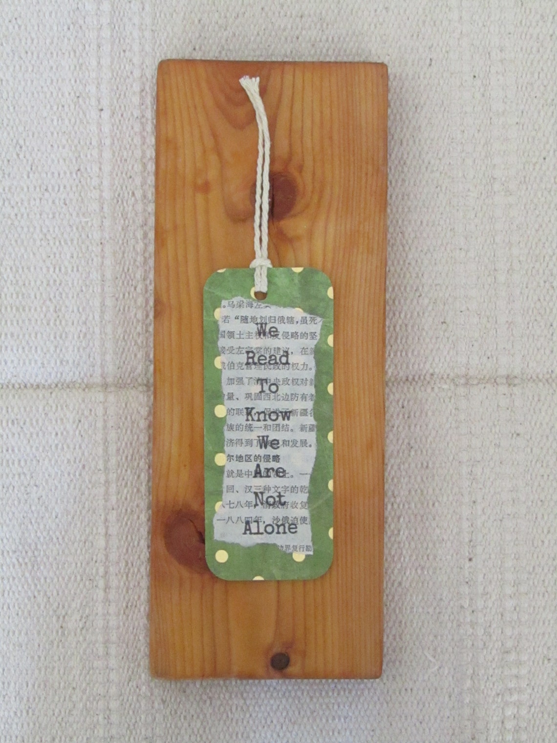 Bookmark handgemaakte quote boeken lezen citaat zeggen Etsy