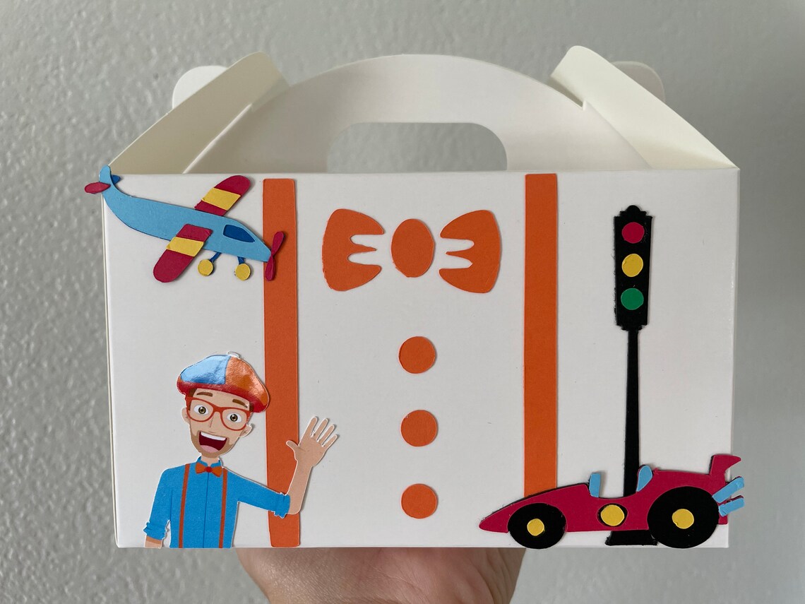 Blippi Favor Box Candy Birthday Party Etsy UK