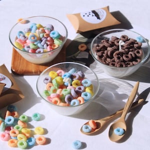 Cereal Candle (Fruit loops Candle), Unique Colourful Cute Soy Scented Candle