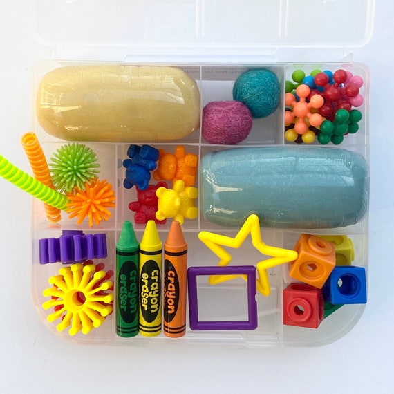 Play Dough Kit, Toddler Playdough Kit, Toddler Sensory Kit, Sensory Box,  Pretend Play, Playdoh Kit, Kids Gift, Kids Busy Box, Playdoh Box