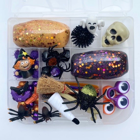 Spooky Halloween Play Dough Kit Halloween sensory kit