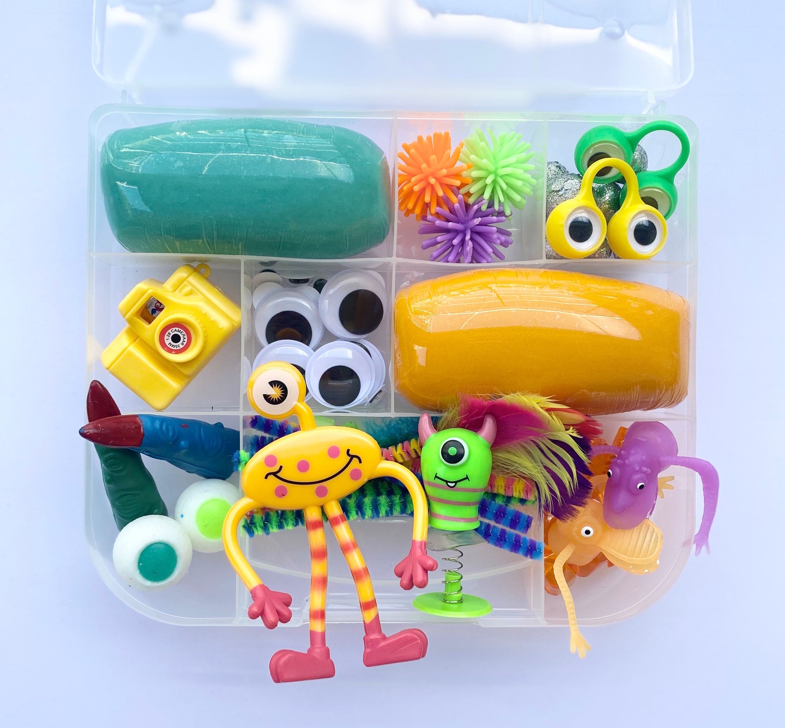 Monster Play Dough Kit Make Your Own Monster Kit Play Dough Etsy