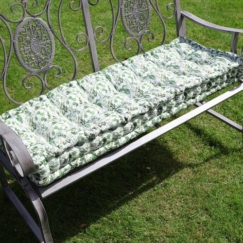 Vintage Style Floral Print Garden Bench Cushion Collection Etsy