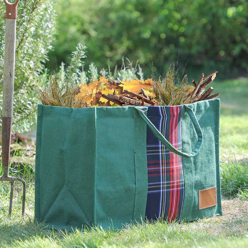 Reusable Garden Waste Bag Natural Jute Hessian 50kg Capacity Etsy