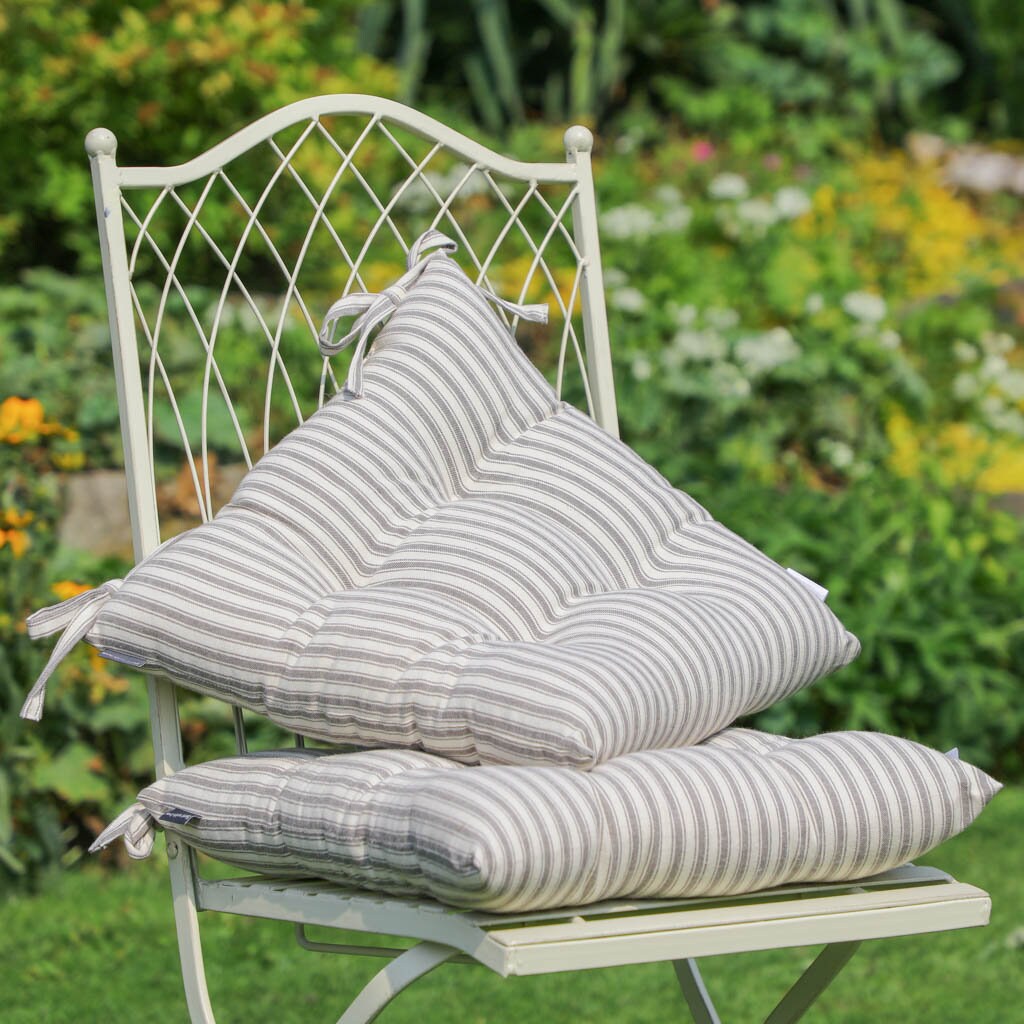 Set of 4 Dining Chair Seat Pad Cushions Outdoor/indoor Tieon Etsy UK