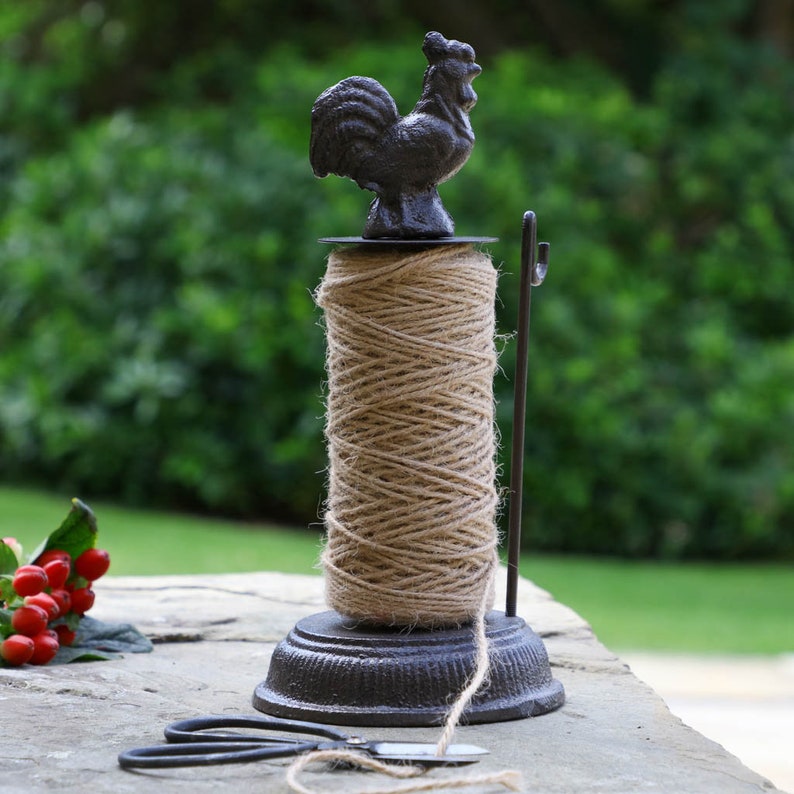 Cast Iron String Holder Garden Twine Dispenser Spool Vintage Etsy UK