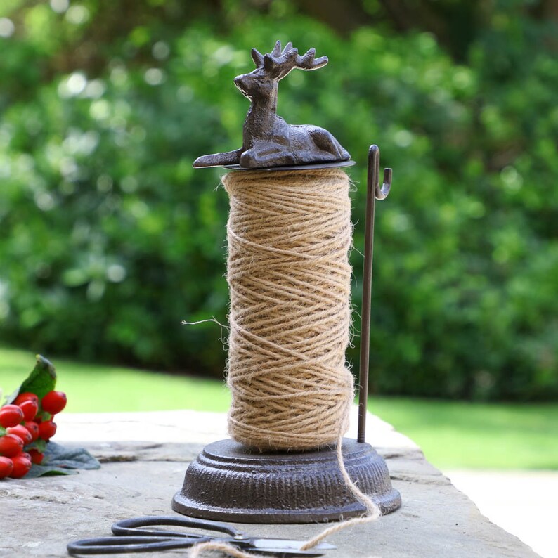 Cast Iron String Holder Garden Twine Dispenser Spool Vintage Etsy UK