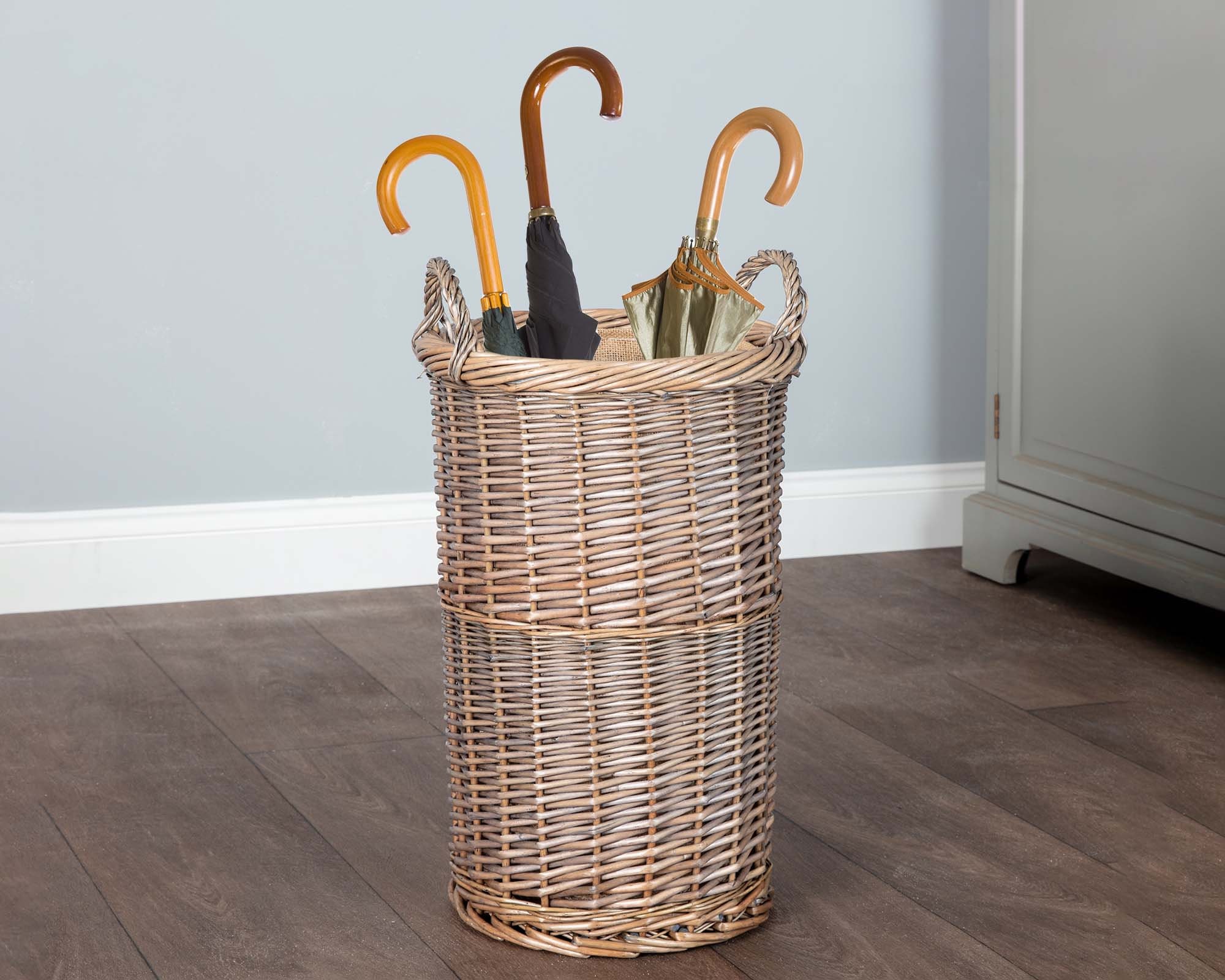 17 inch square pe rattan umbrella stand clearance & side table by trademark innovations