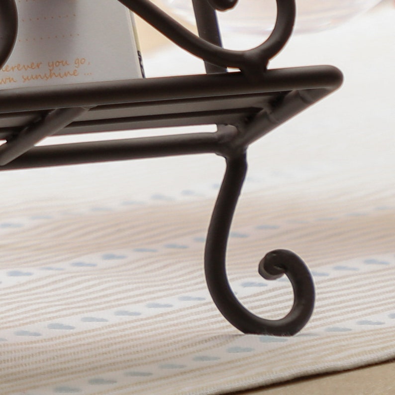 Cast Iron Cook Book Stand Traditional Country Kitchen Rustic Etsy UK