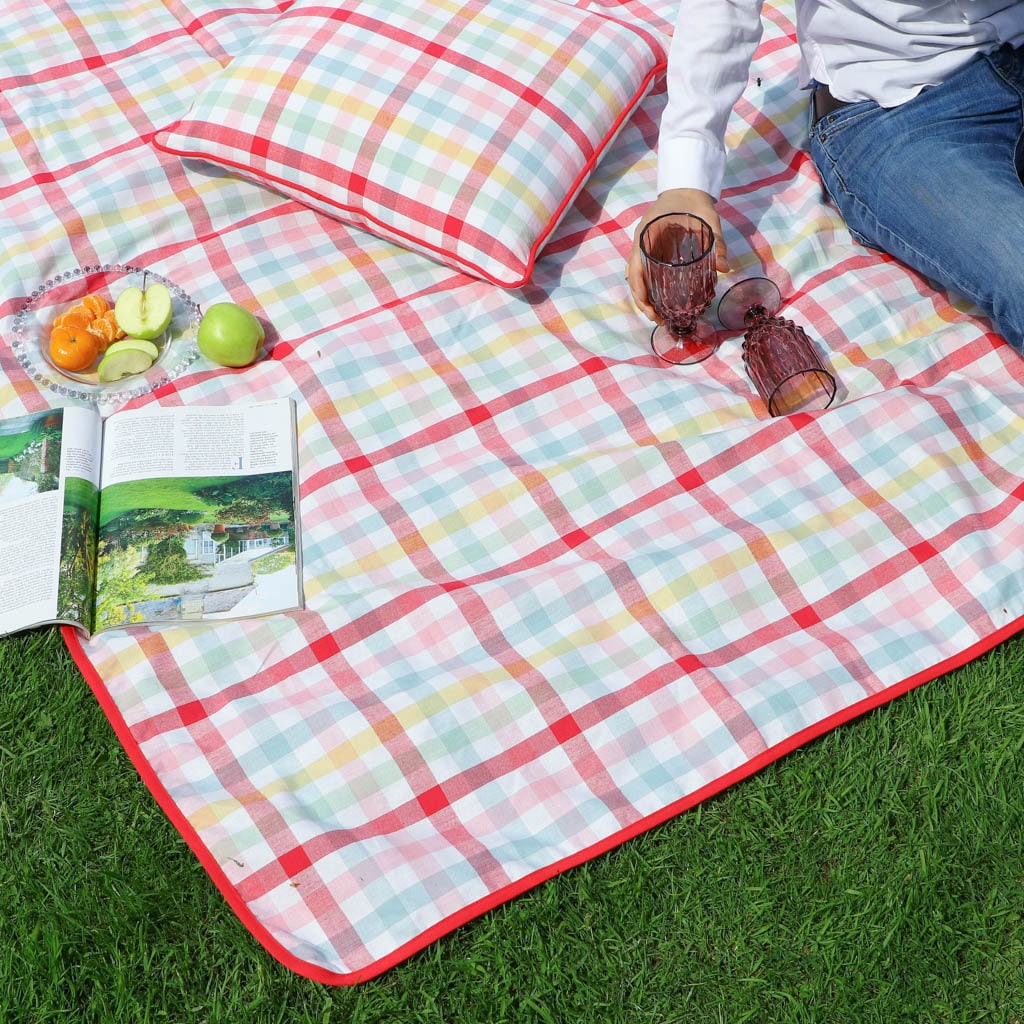 Extra Large Picnic Blanket 100 Cotton Machine Washable Etsy