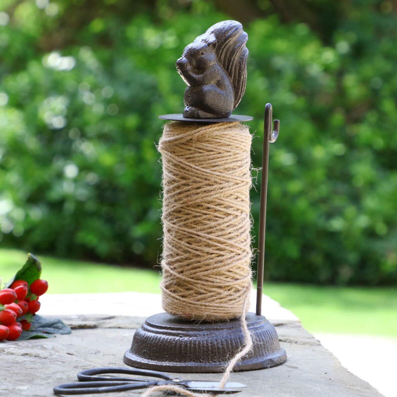 Cast Iron String Holder Garden Twine Dispenser Spool Vintage Etsy UK