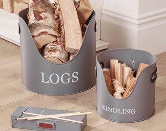 Log boxes fireside sale