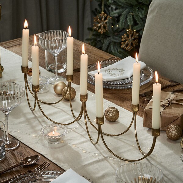 Gold Candle Holders Etsy UK