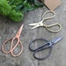 Miniature Embroidery Scissors Black Brass Sewing Craft Scissors Arts & Crafts Crochet Knitting Tools 