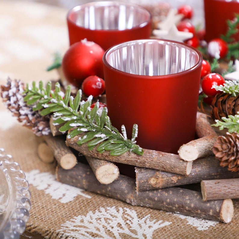 Christmas Wreath Candle Holder 