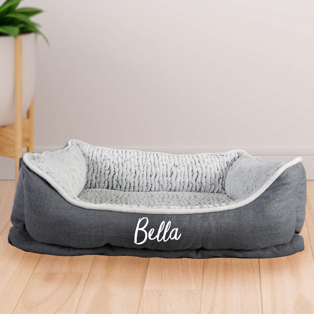 Personalised Dog Bed Machine Washable Super Soft Orthopaedic Etsy UK