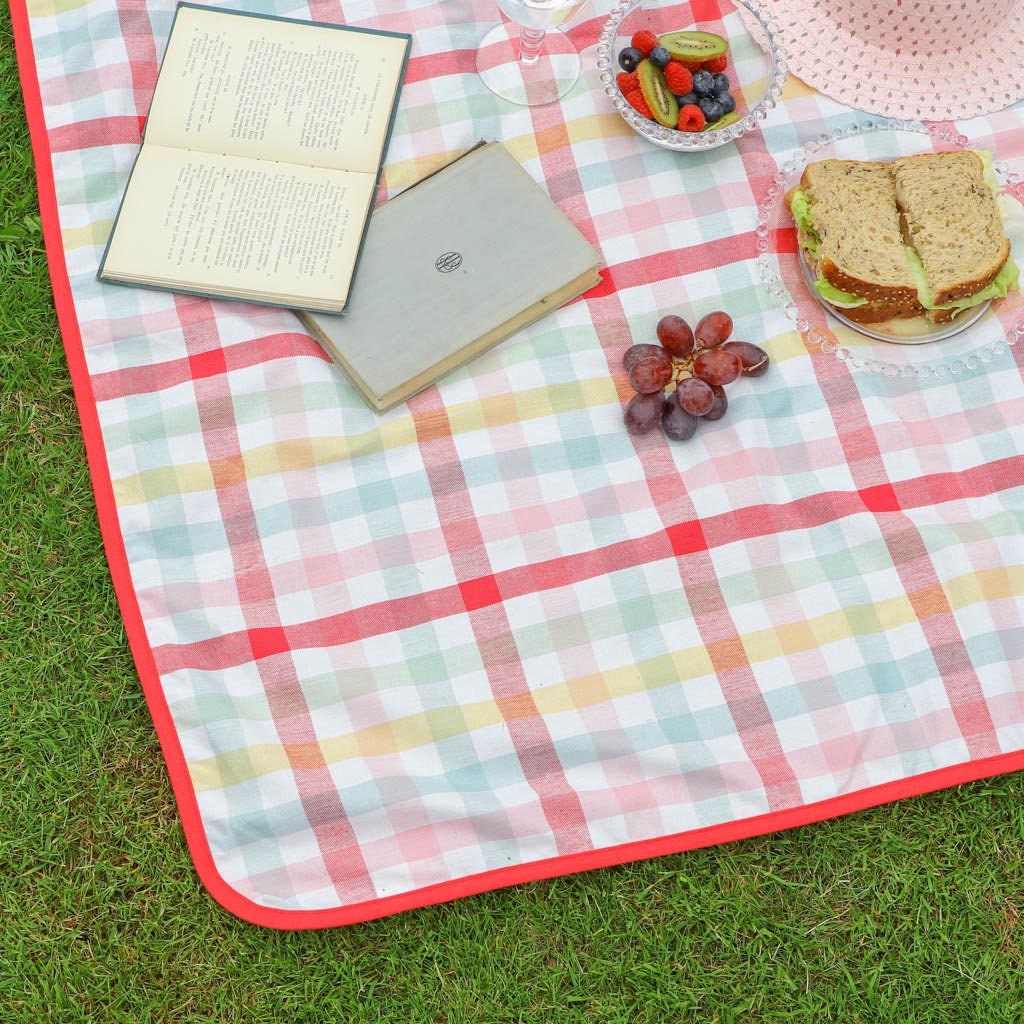Extra Large Picnic Blanket 100 Cotton Machine Washable Etsy