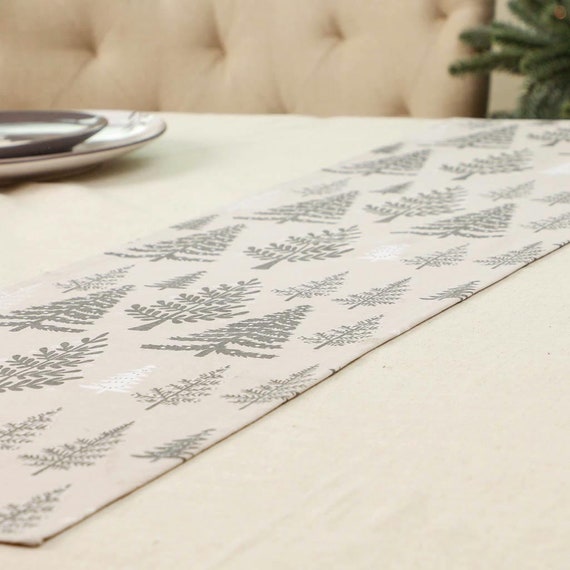 Linen table on sale runners extra long