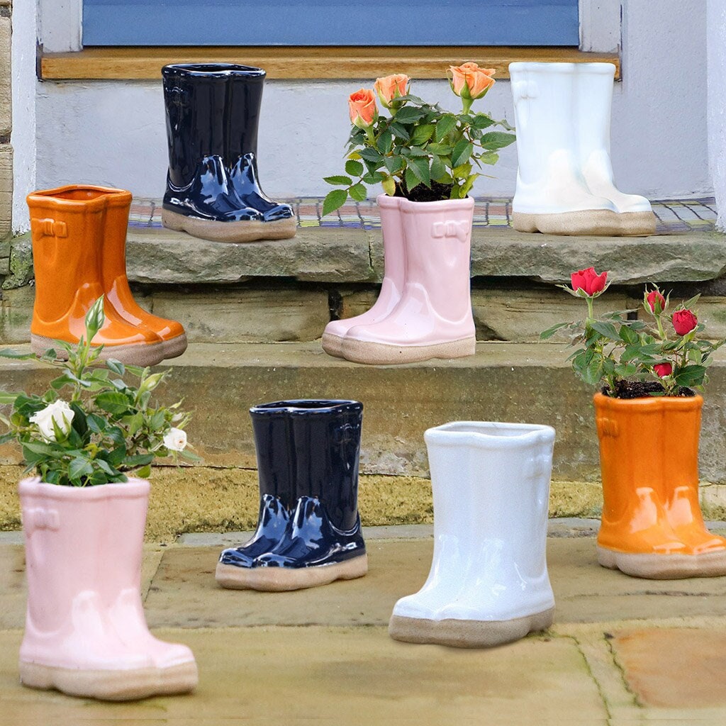 Ceramic wellies sale