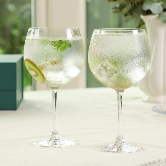 Gin Glasses Set of Hand Crafted Balloon G&T Cocktail Glass Set