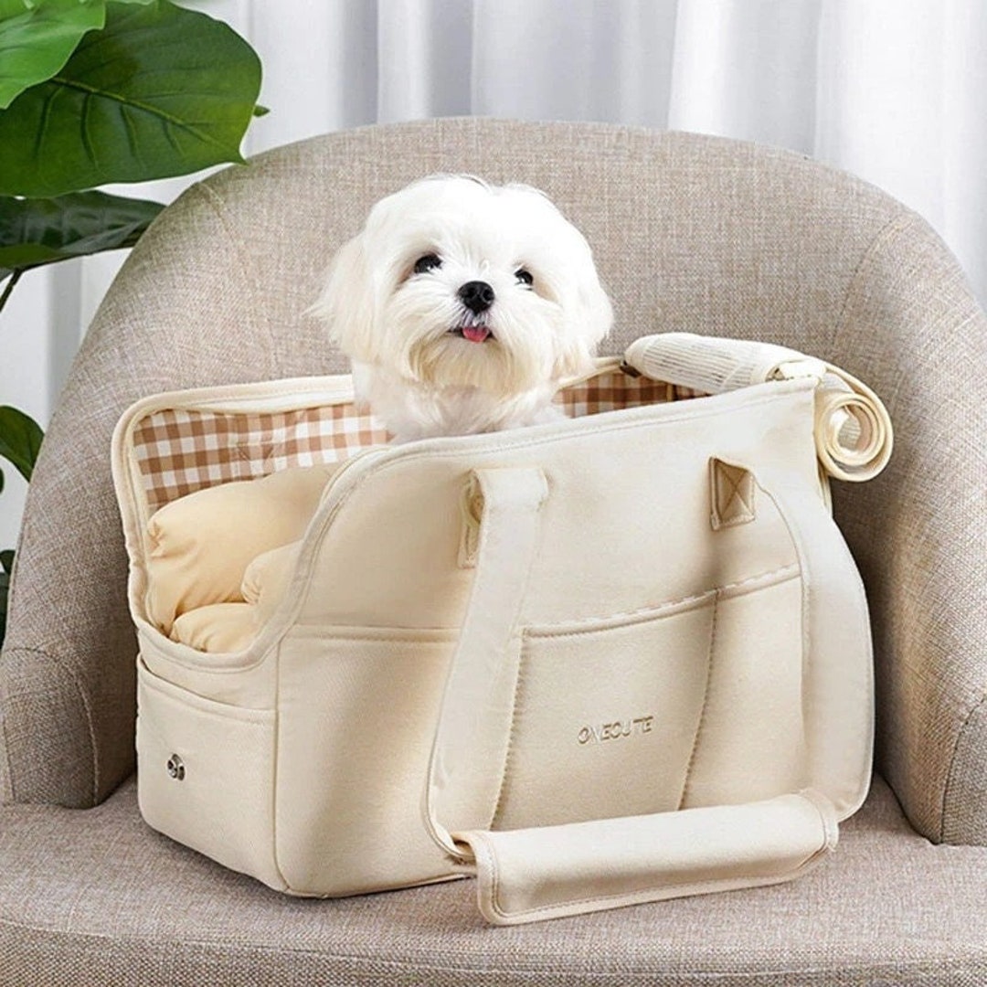 Puppy Handbag for Dog Mom Pet Carrier Bag Dog Lover Travel Etsy
