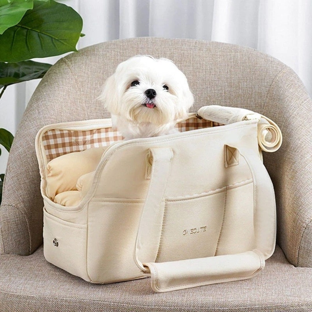 Puppy Handbag for Dog Mom Pet Carrier Bag Dog Lover Travel 