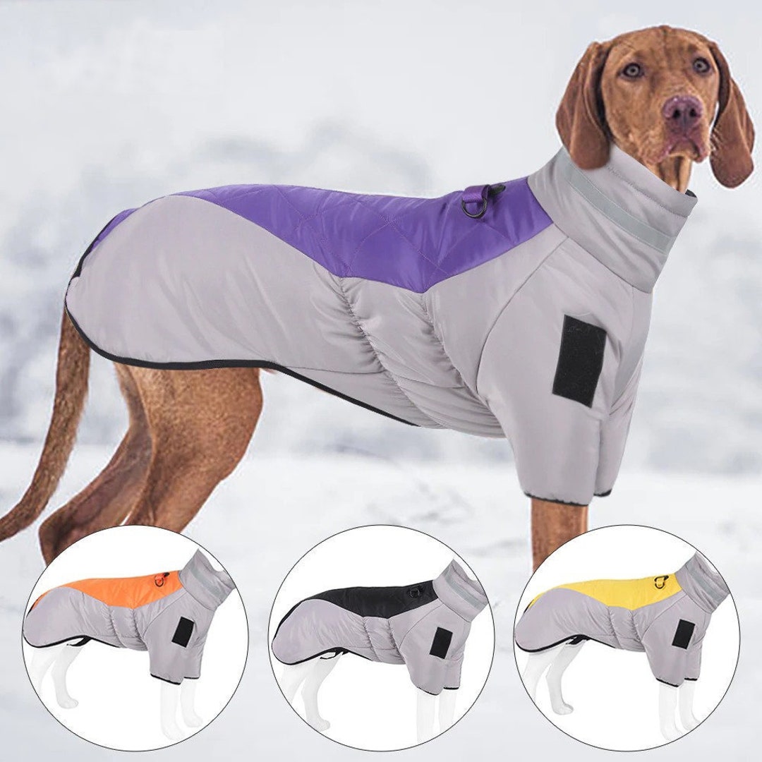 Waterproof Winter Jacket for Large Dogs Warm Dogs Clothing Etsy