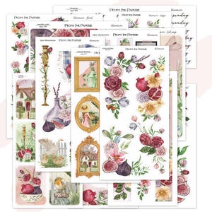 Journaling Kit | bloomcore | Sticker Kit | Floral Deco | Bullet Journal | Planner Stickers | A La Carte Available
