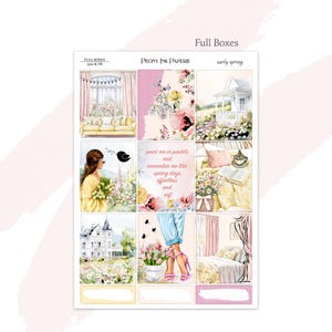 early spring | Weekly Kit |  Gold and Silver Foil | Full kit | Floral Deco Add On | A La Carte available