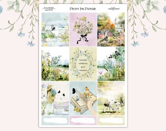 Wildflower Weekly Kit |  Gold and Silver Foil | Full kit | Floral Deco Add On | A La Carte available