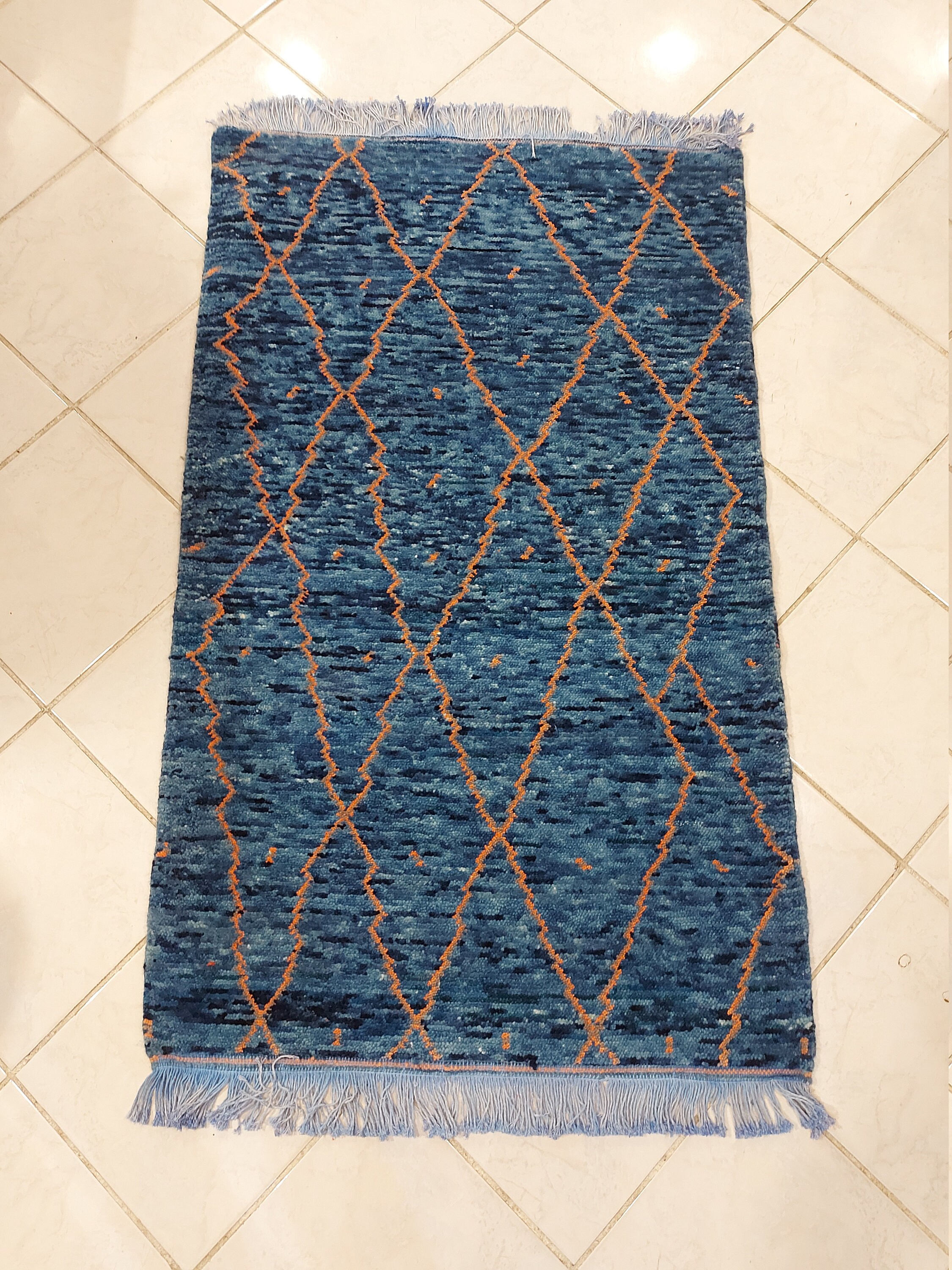 Beni Ourain Rug Moroccan Wool Rug Custom in All Sizes 100 Etsy UK