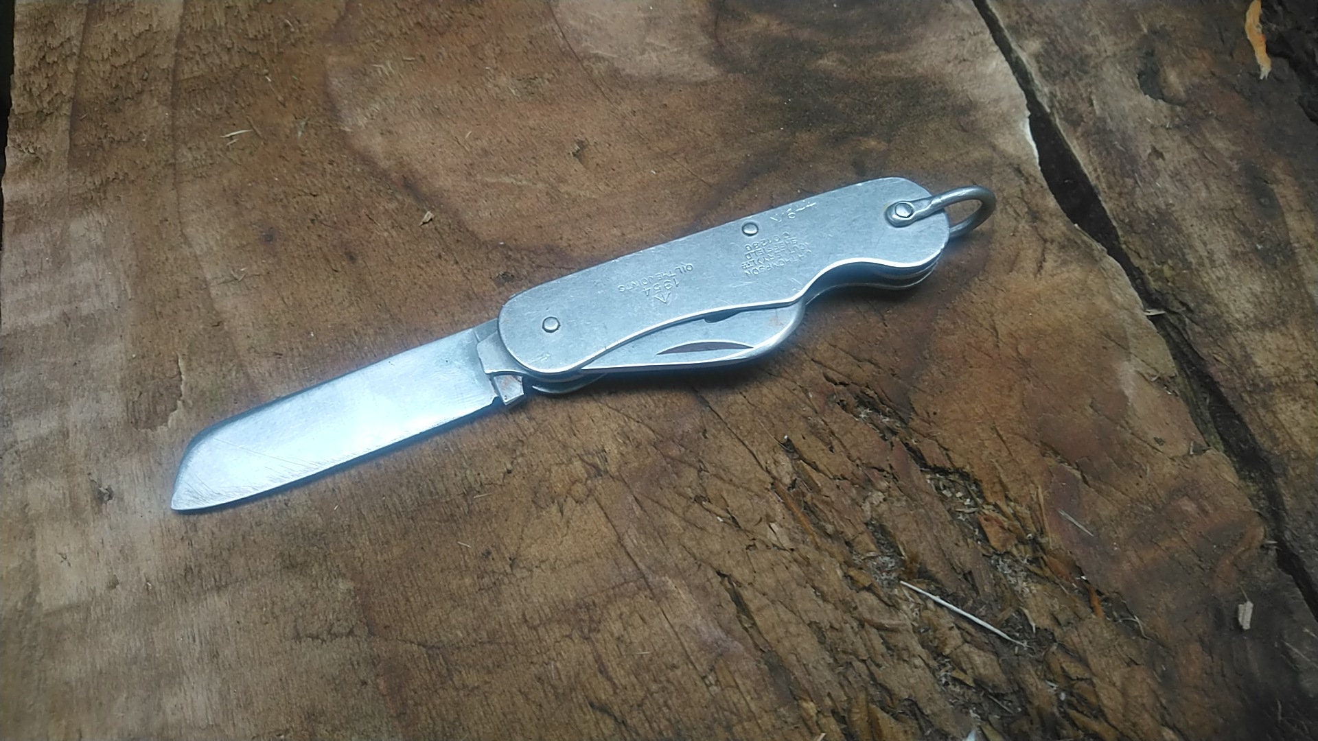 Vintage British Military 1954 JH Thompson Folding Pocket Knife Etsy