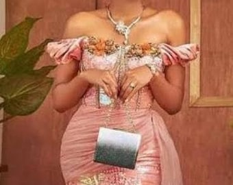 Trending Luxury Dress, Bride Outfit, African Women Party Gust outfit, Prom Dress, Party Dress, Lace Party Outfit, Wedding Reception Outfit