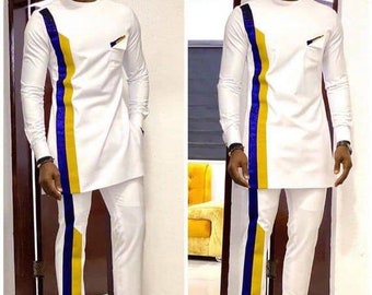 African Men&#39;s Clothing; African Men Outfit; African Attire, African Men&#39;s Caftan, African Groom outfit, African Senator wear