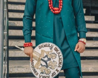 Trending Men's Clothing, Dashiki, Grooms Men Outfit, African Wedding Outfit, Senator Outfit, Groom Outfit
