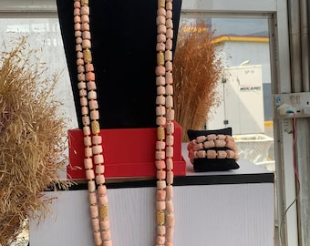 Perline tradizionali di tendenza per matrimoni, accessori per lo sposo, collane da uomo, gioielli da festa nigeriani per uomo, collane per testimoni dello sposo,