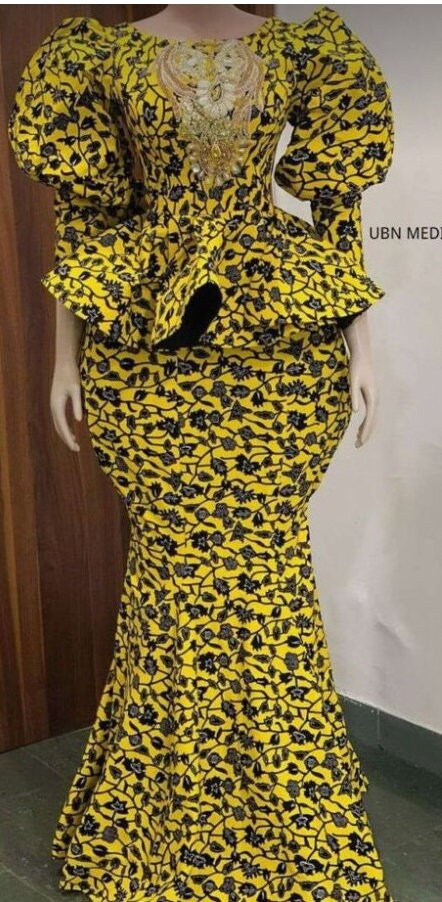 Latest ankara long skirt and blouse cheap