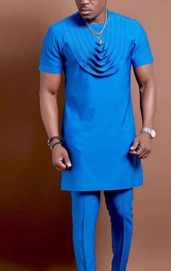African Men's Outfit; African Men Outfit; African Outfit, African Men's Suit, African African Senator Wears