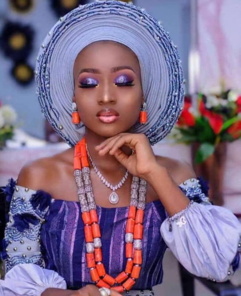 African Traditional Wedding Beads, Brides Accessories, Nigerian Wedding
