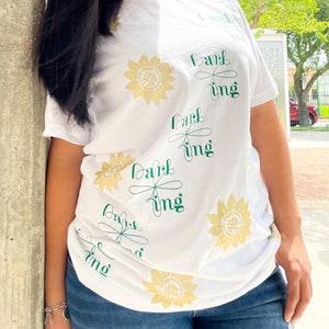 Seventeen Darling Shirt: Kpop Inspired Tee with Sunflowers