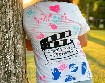The Boyz Sweet Tee: Kpop Graphic Shirt with Glow-in-the-Dark Design