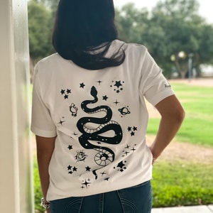 Straykids SClass Inspired Shirt: Snake & Stars Kpop Tee