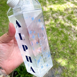 XG Shooting Star/Left Right Milk Carton Water Bottle, XG Cup, Color Changing Cup