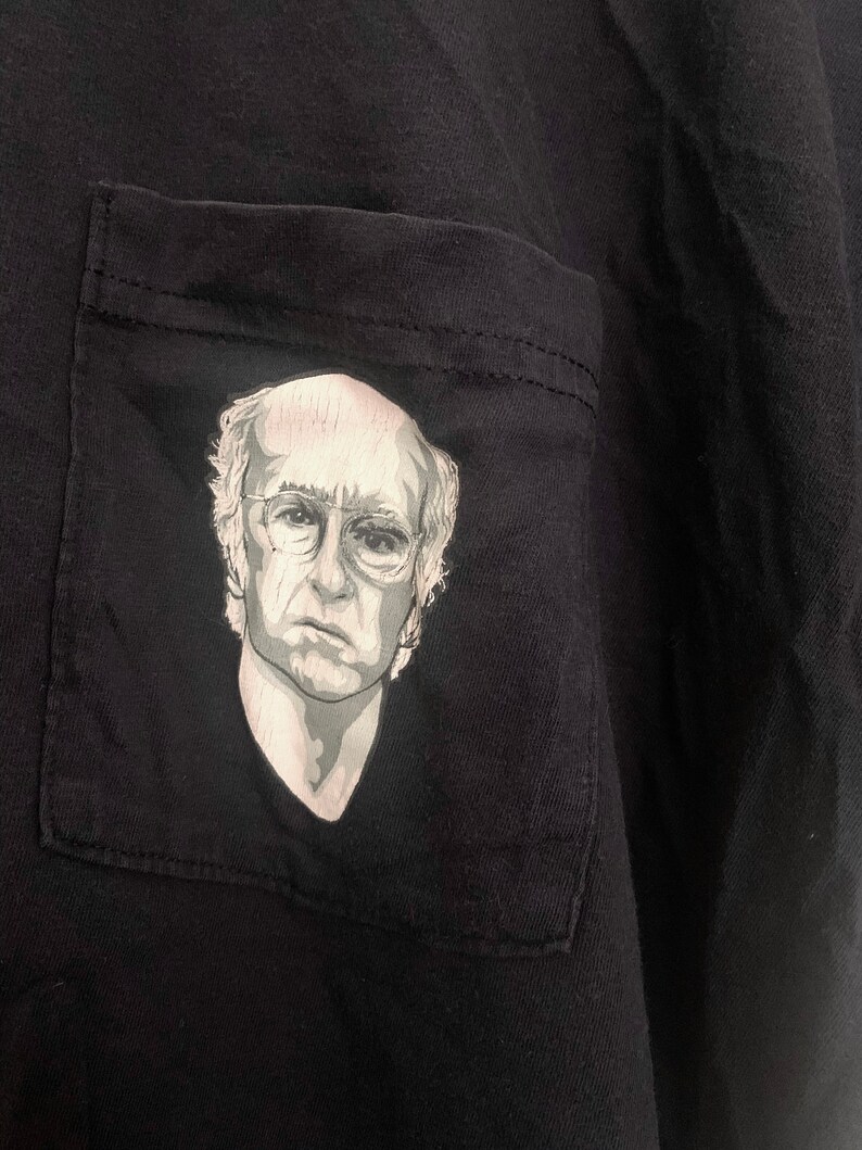 Seinfeld Rare vintage Larry David Pocket Shirt XL Vintage 90s T