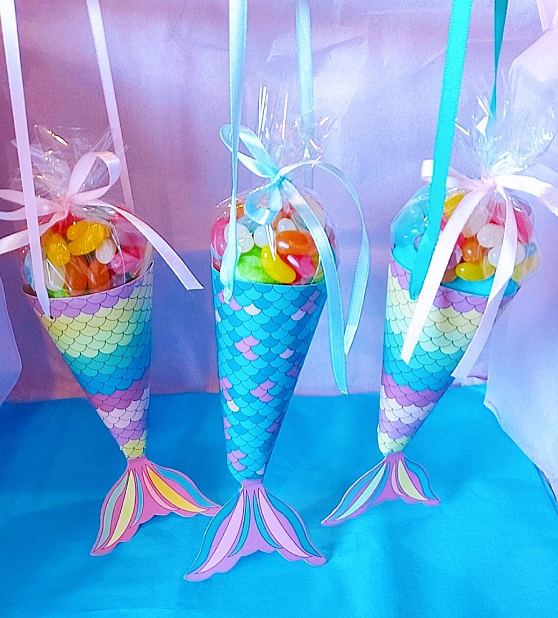 mermaid sweet cone bags