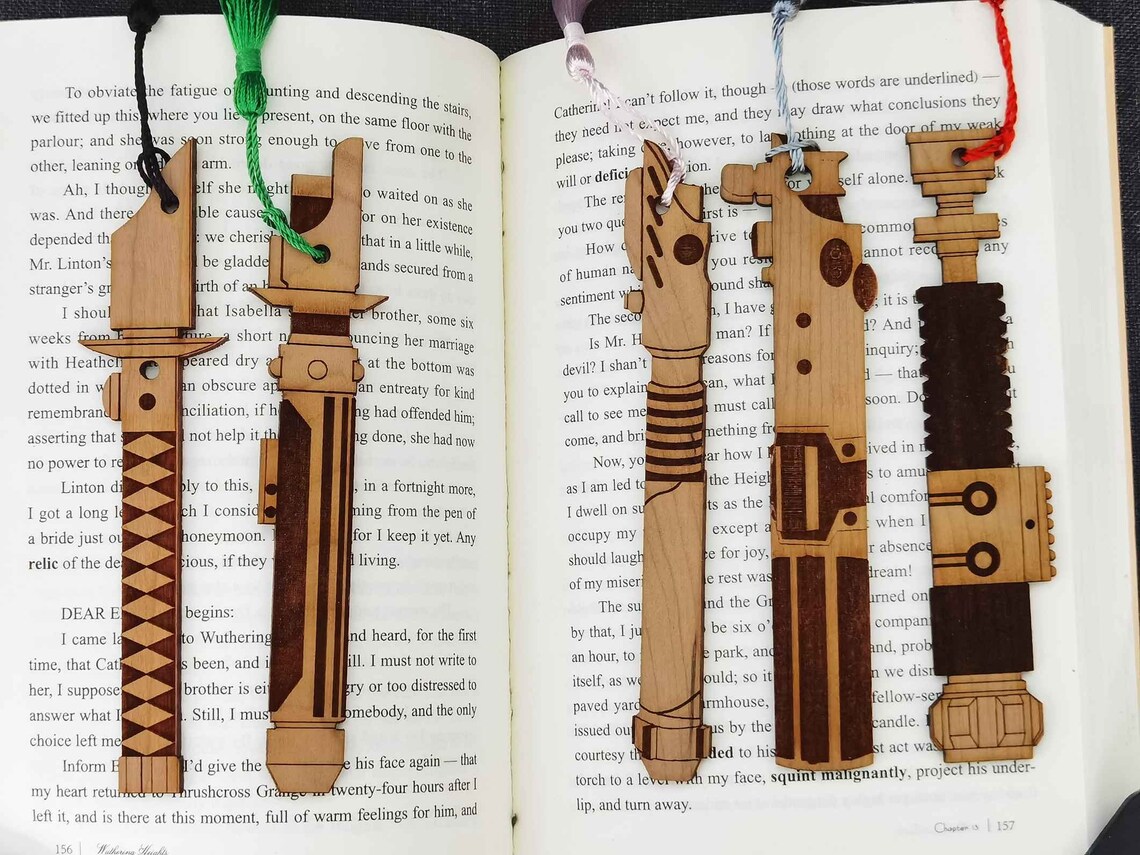 OBI-WAN KENOBI' S Lightsaber Bookmark Star Wars - Etsy