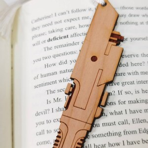 Fan-made Lightsaber Bookmark Wood Bookmarks Bookmark Gift | Etsy