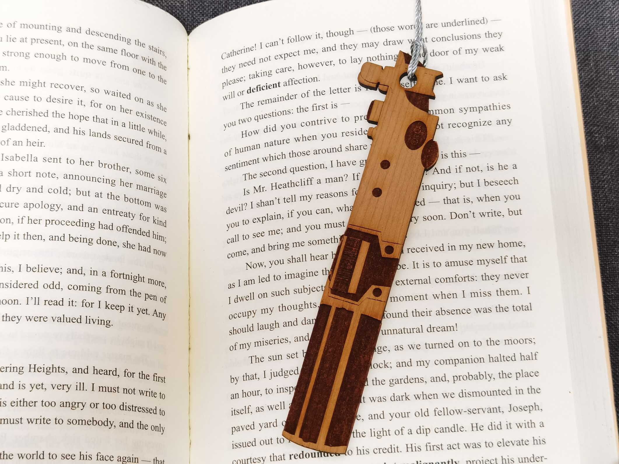 Anakin Skywalker's Jed'aii Lightsaber Bookmark Star | Etsy