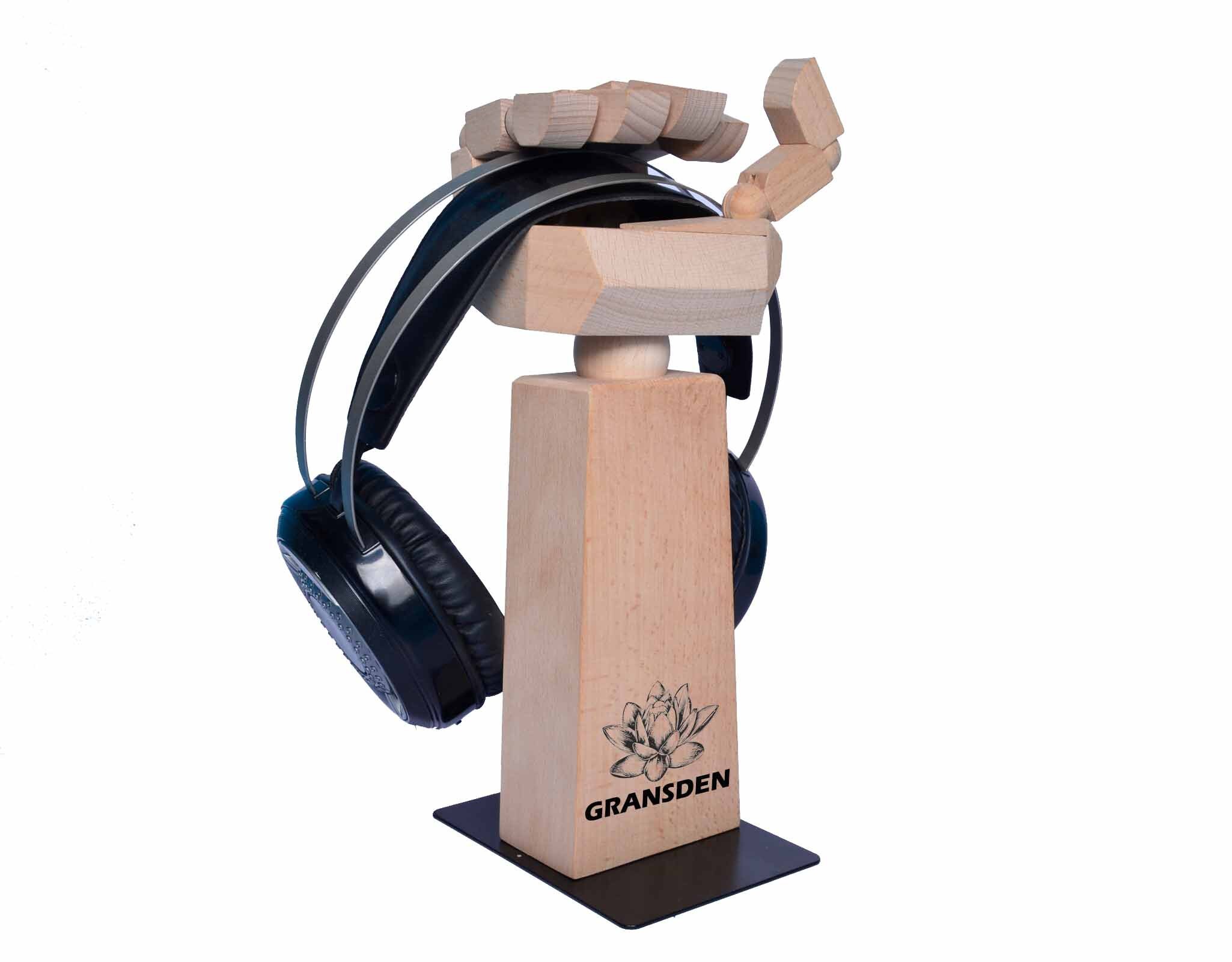 Soporte de auriculares de madera Estación de auriculares | Etsy